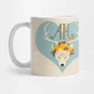 Autumn Marigold Hart Mug